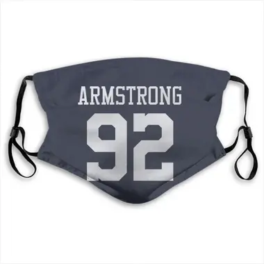 Dallas Cowboys Dorance Armstrong Jr. #92 Game Issued Navy Practice Jersey  52 87