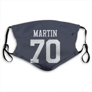 Men's Dallas Cowboys #70 Zack Martin 2022 Royal NFC Pro Bowl Stitched Jersey