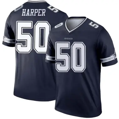 Devin Harper 50 Dallas Cowboys White Vapor Limited Jersey - Bluefink