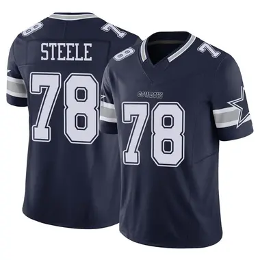 2018 Dallas Cowboys Terence Steele #74 Game Issued White Practice Jersey  DP18931