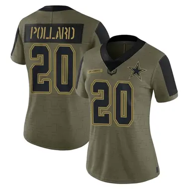 Men's Nike Tony Pollard Navy Dallas Cowboys Game Player Jersey 